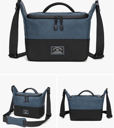 Portable shoulder camera bag purse power bank earphone storage crossbody bag