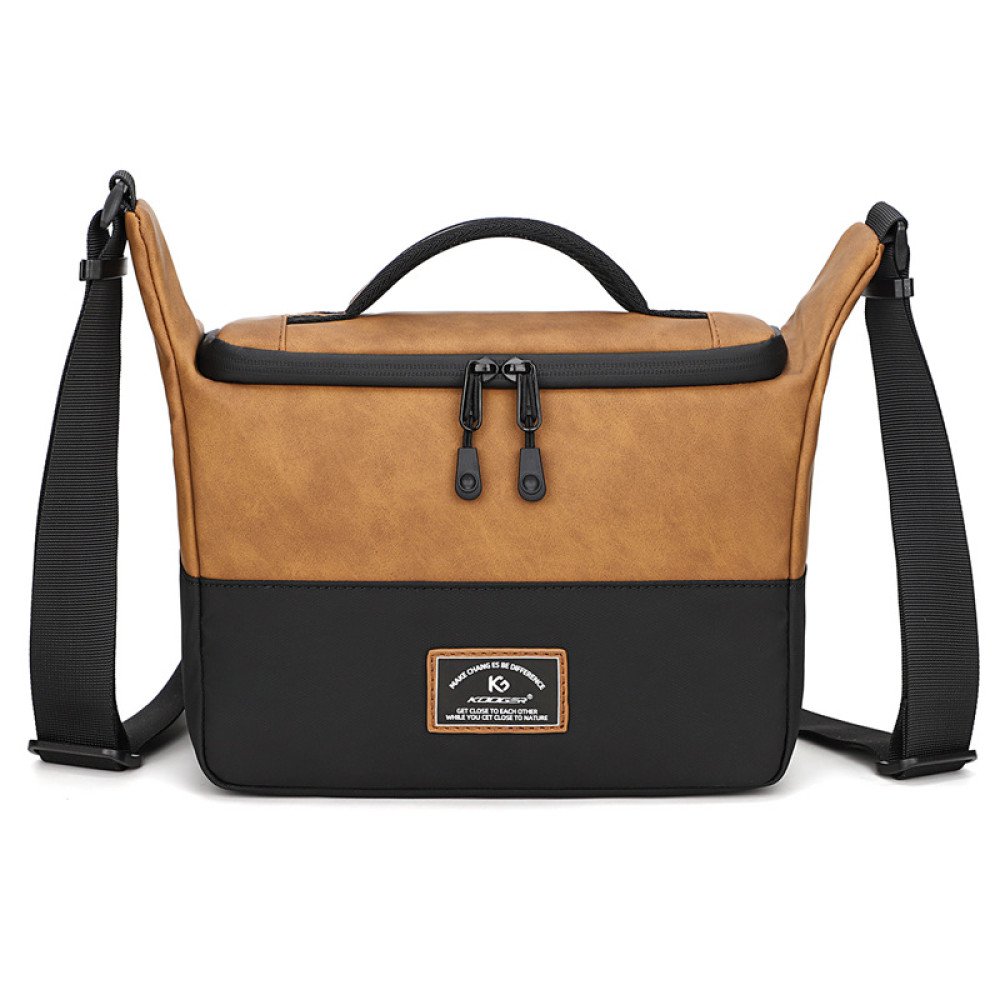 Portable shoulder camera bag purse power bank earphone storage crossbody bag
