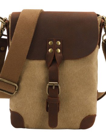 khaki bag
