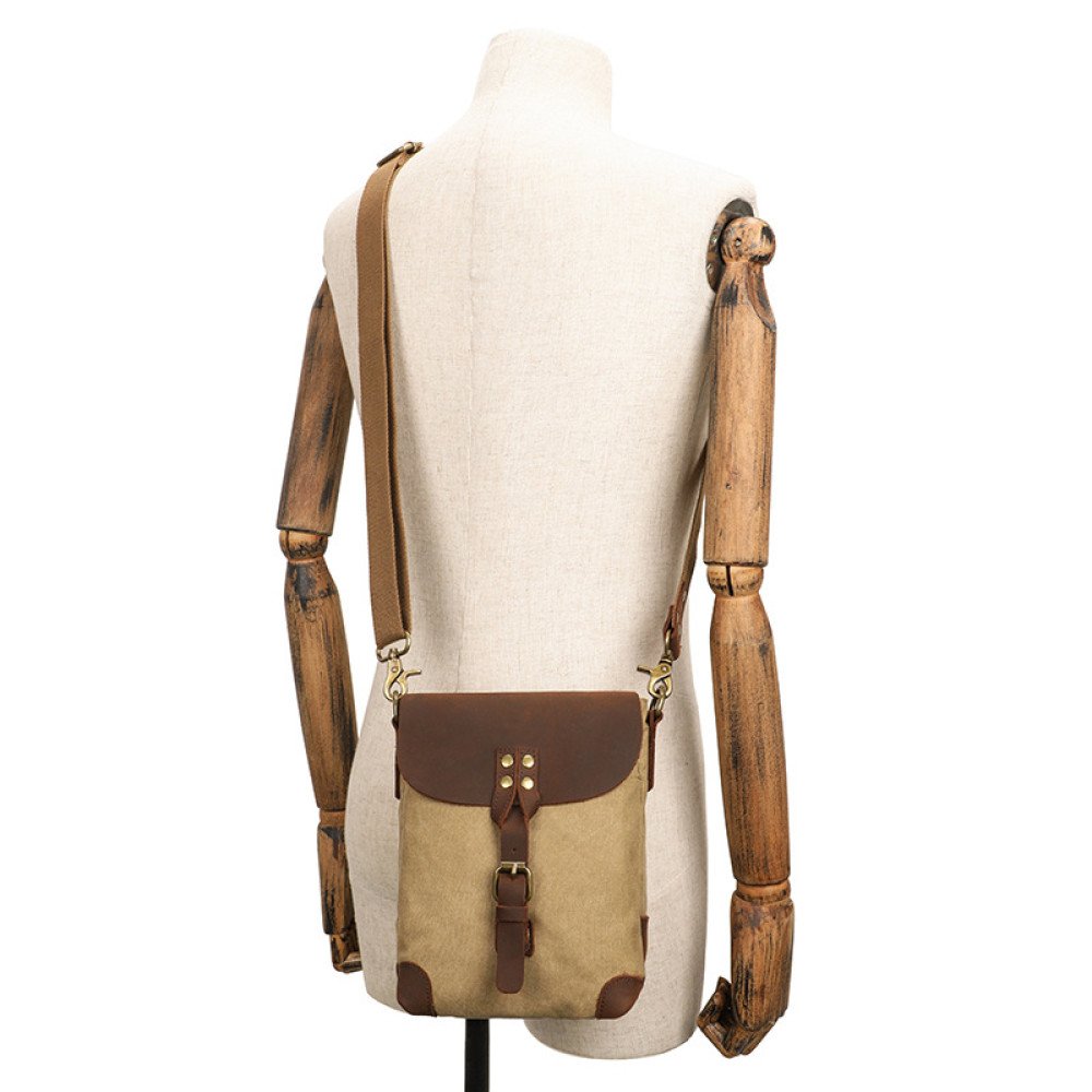 khaki bag
