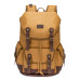 Large canvas backpack mens waxed canvas leather backpack vintage bag laptop 16 inch