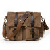 Canvas messenger bag men's vintage canvas cross shoulder bag