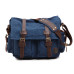 Canvas messenger bag men's vintage canvas cross shoulder bag