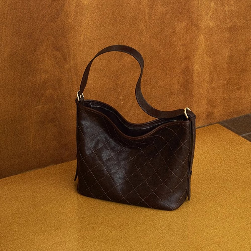 Womens tote leather shoulder bag black handbag
