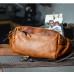 Chest bags for men black belt bag leather bum bag