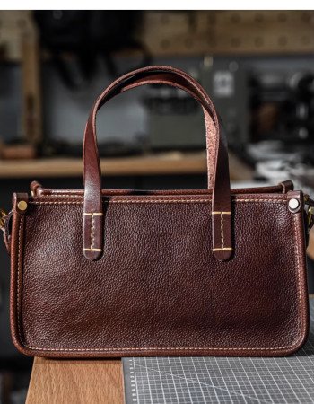 Vintage messenger bag leather crossbody bags for women