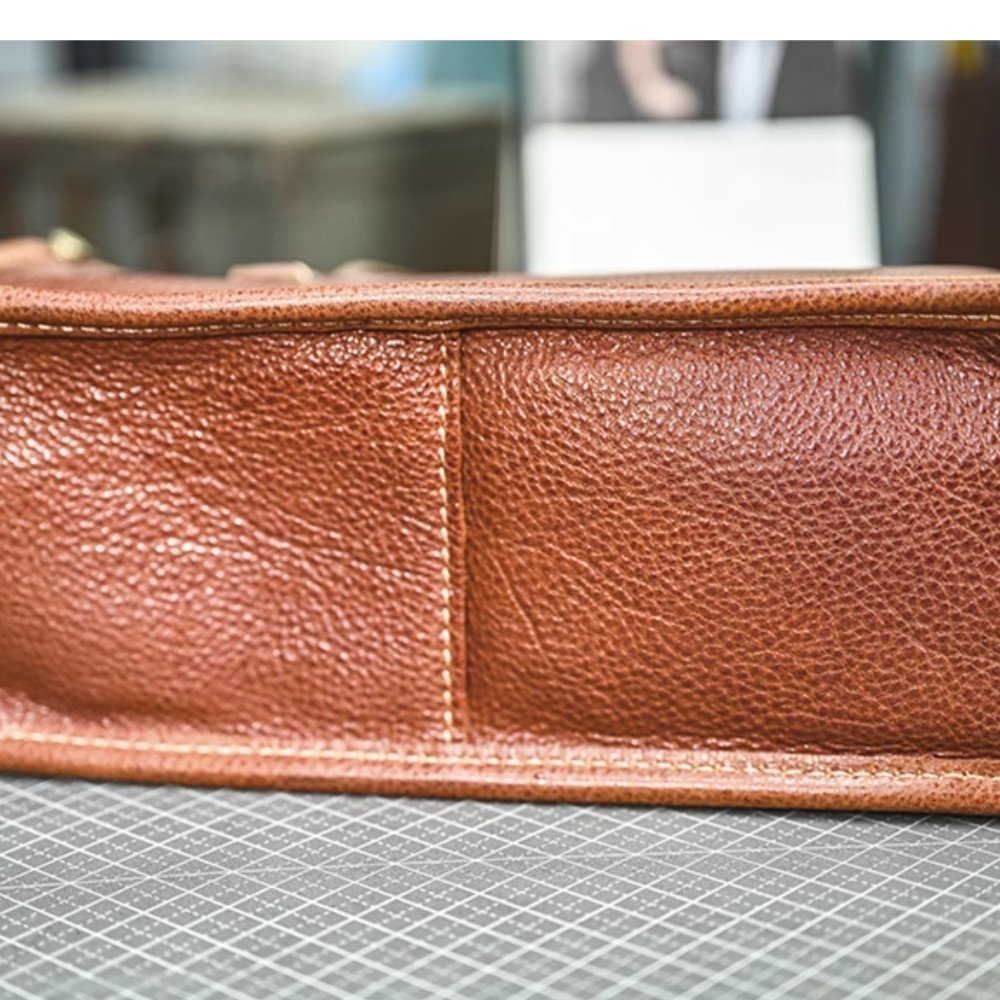 Vintage messenger bag leather crossbody bags for women