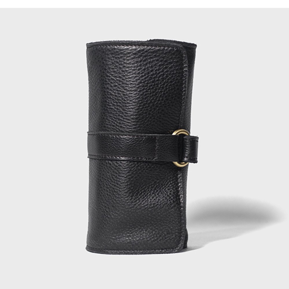 Brown leather clutch foldover clutches for ladies men