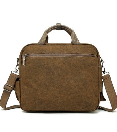 Canvas briefcase bag mens computer briefcase vintage