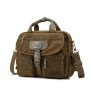 Canvas briefcase bag mens computer briefcase vintage