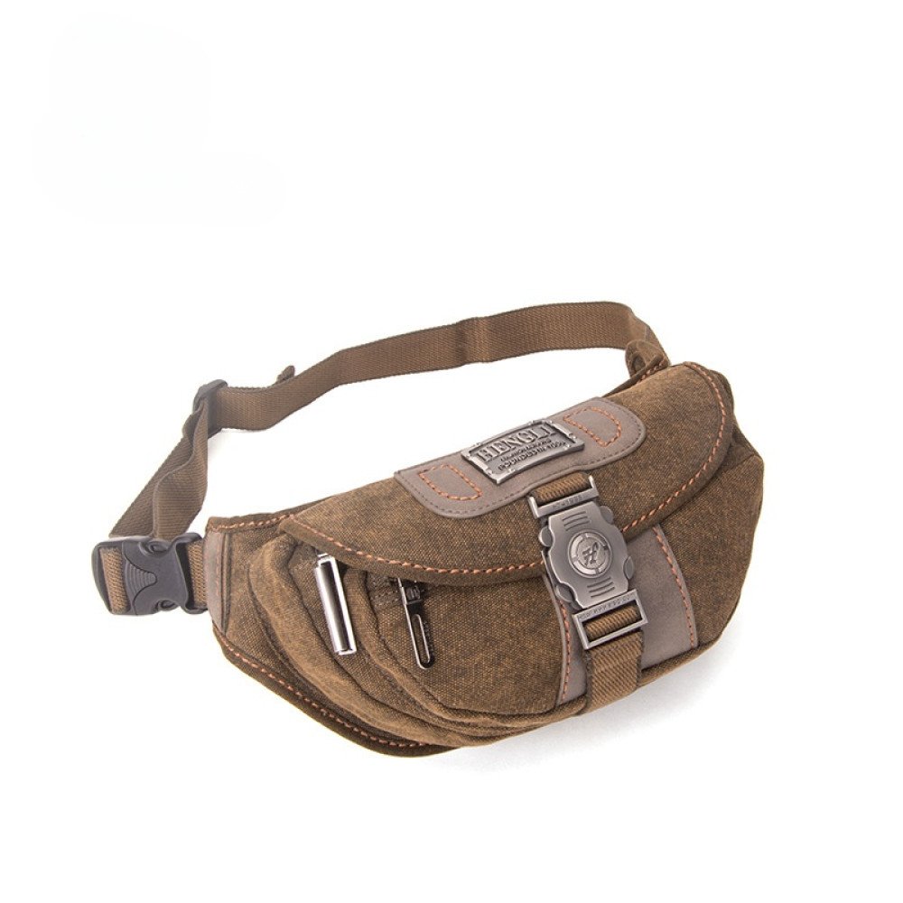 Canvas hip bag vintage bum bag personalized belt bag