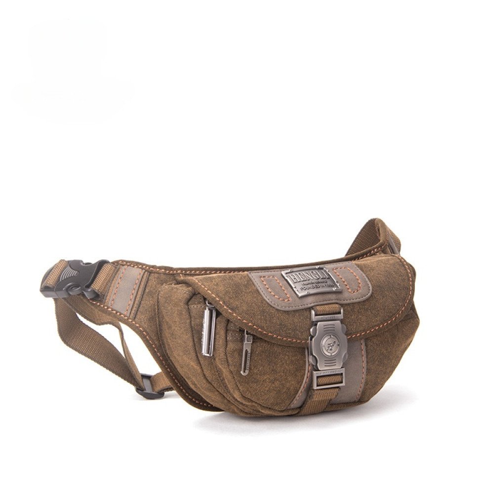 Canvas hip bag vintage bum bag personalized belt bag