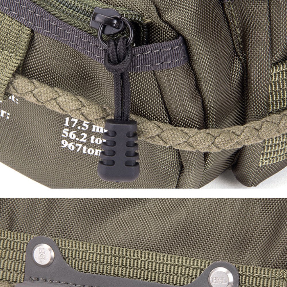 Mens bum bag nylon waist bag bike black army green