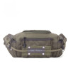 Mens bum bag nylon waist bag bike black army green