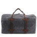 Waxed canvas weekender bag large canvas leather duffle bag