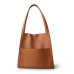 Leather work tote genuine leather handbags for women
