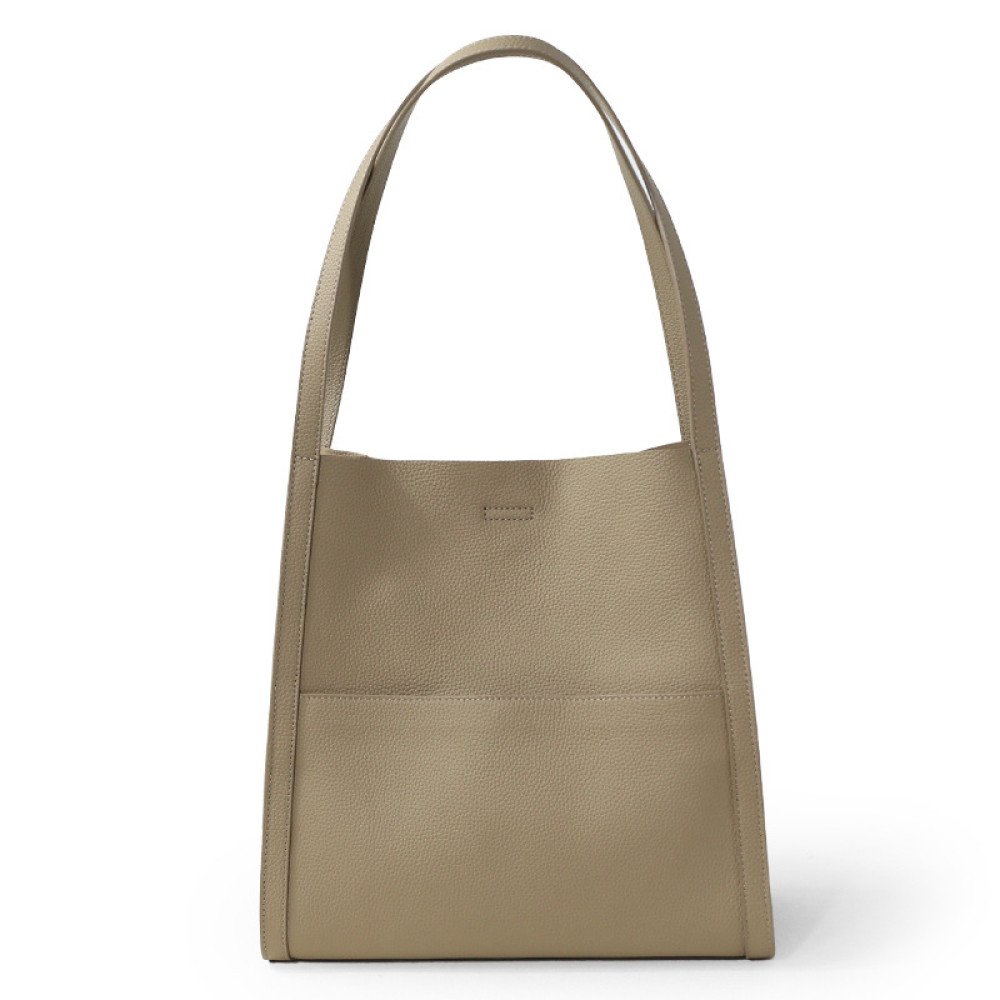 Leather work tote genuine leather handbags for women