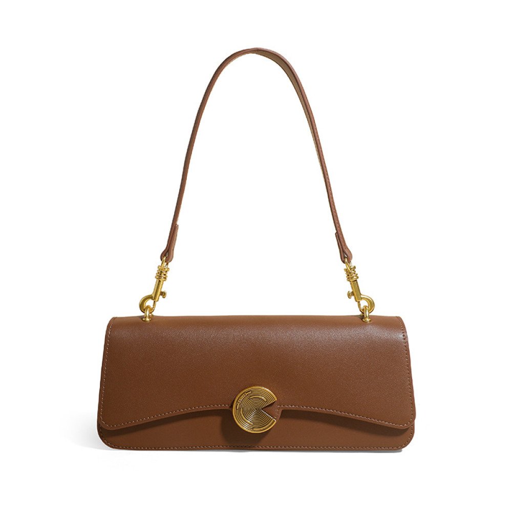White shoulder bag black leather crossbody bag for women