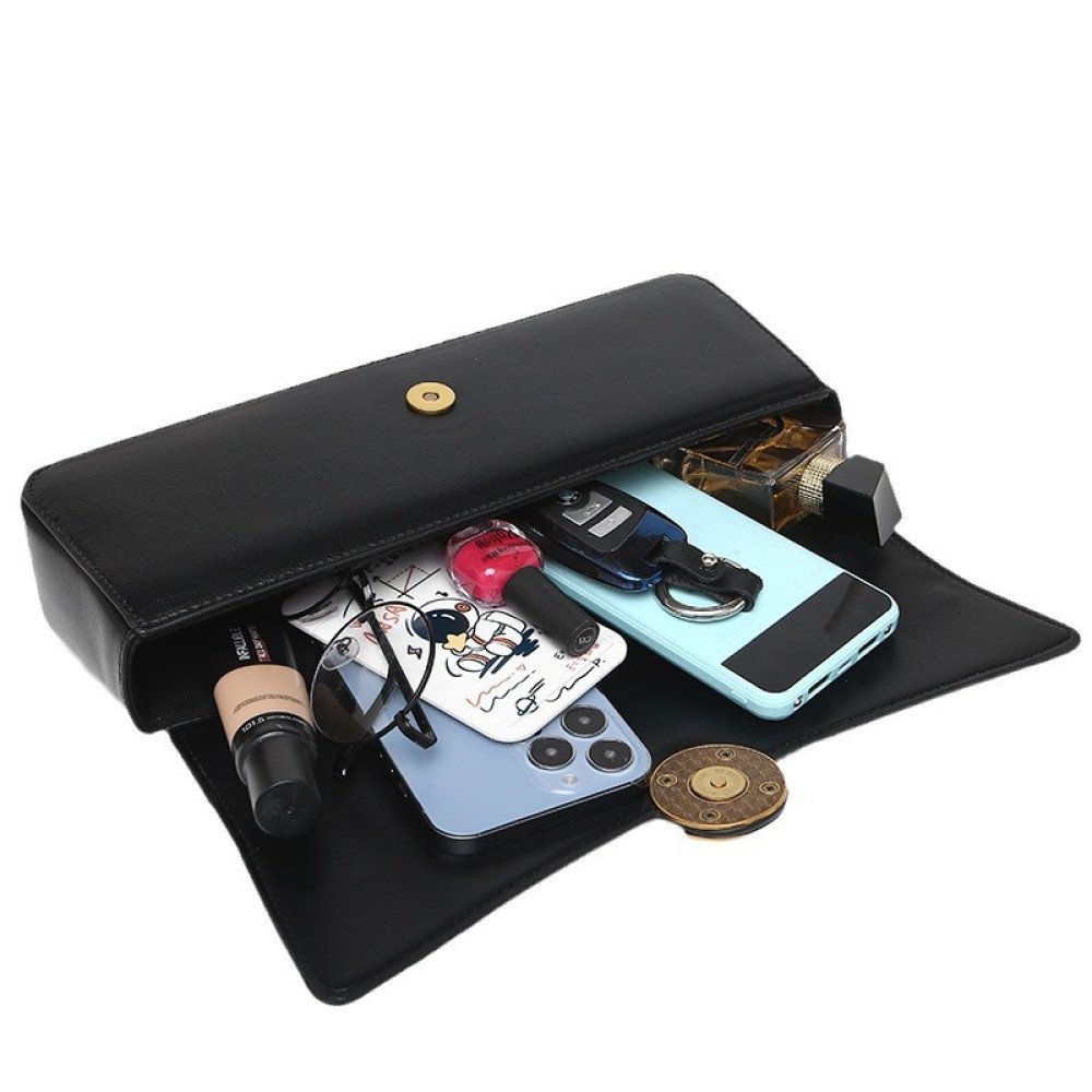 White shoulder bag black leather crossbody bag for women White shoulder bag black leather crossbody bag for women