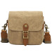 Waxed canvas camera bag mini crossbody purse waterproof
