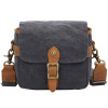 Waxed canvas camera bag mini crossbody purse waterproof
