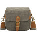 Waxed canvas camera bag mini crossbody purse waterproof