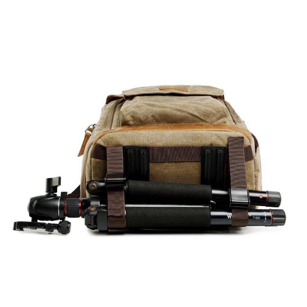 Canvas camera backpack waterproof 15 inch laptop backpack computer bag