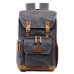 Canvas camera backpack waterproof 15 inch laptop backpack computer bag