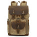 Waxed canvas camera backpack best waterproof canvas bag laptop 15