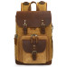 Waxed canvas camera backpack best waterproof canvas bag laptop 15