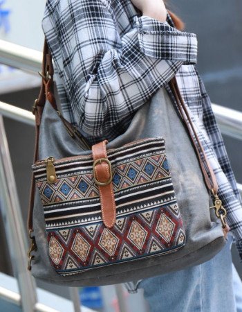 Denim crossbody bag denim tote bag for women