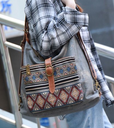 Denim crossbody bag denim tote bag for women