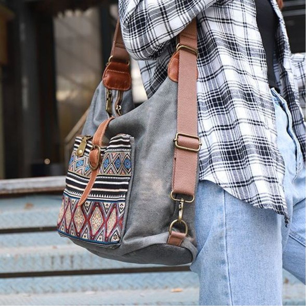 Denim crossbody bag denim tote bag for women