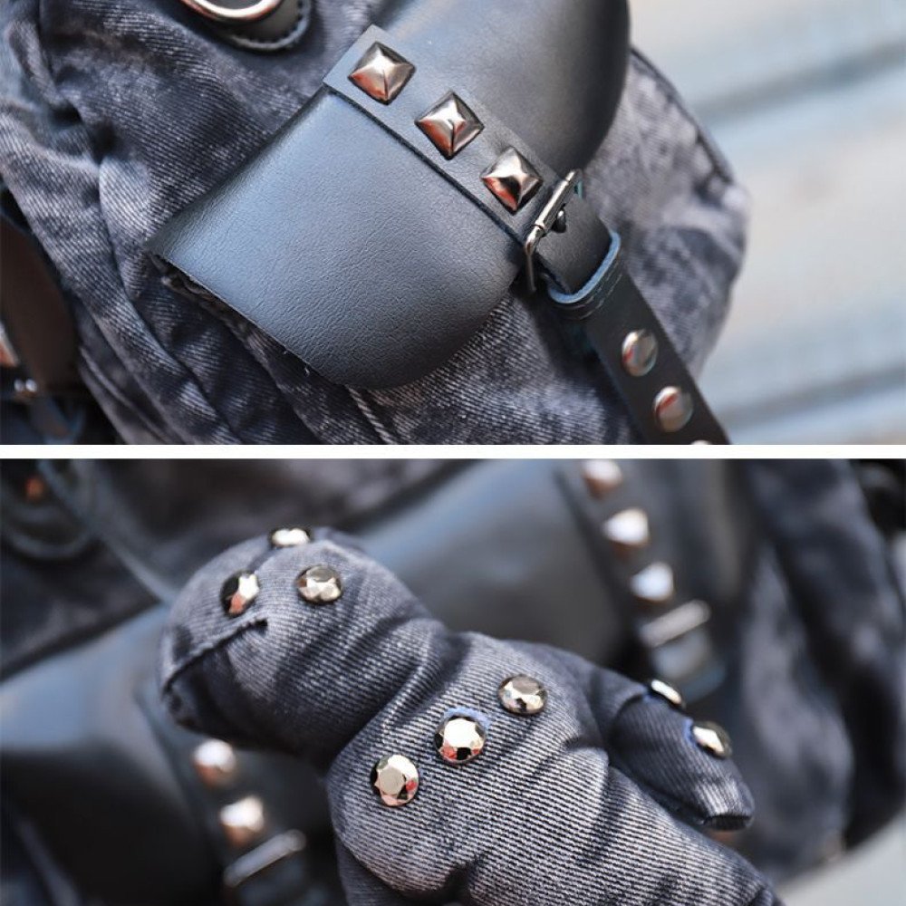 Rivet personalised denim bag cross body jean purse