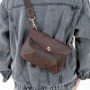 Mens clutch purse leather cross body small bag vintage