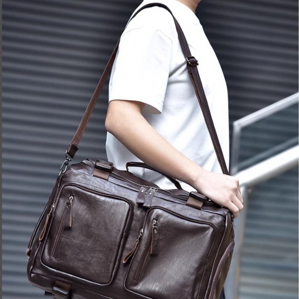 Leather travel backpack mens bag large leather backpack Leather travel backpack mens bag large leather backpack