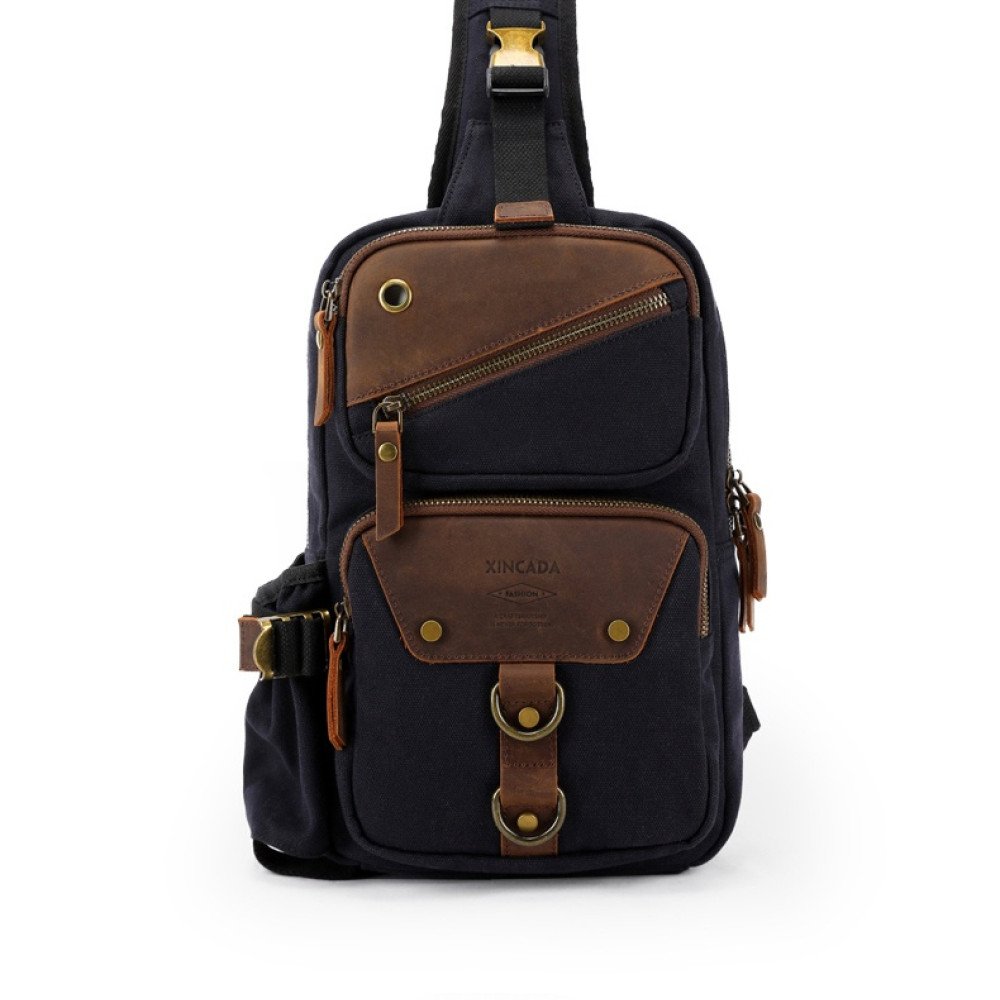 Crossbody sling purse canvas sling backpack for men women