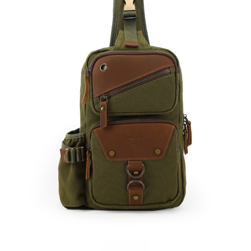 Crossbody sling purse canvas sling backpack for men women