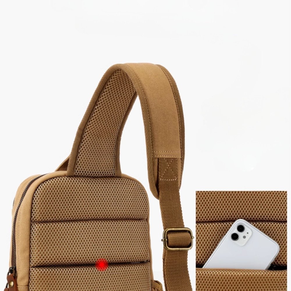 Crossbody sling purse canvas sling backpack for men women