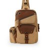 Crossbody sling purse canvas sling backpack for men women