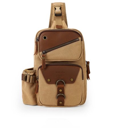 Crossbody sling purse canvas sling backpack for men women