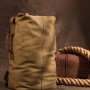 Canvas rucksack large bag mens backpack casual khaki black