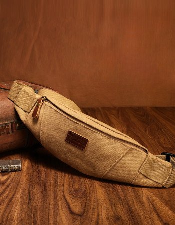 Waist bag women canvas mini belt bag phone bum bag mens