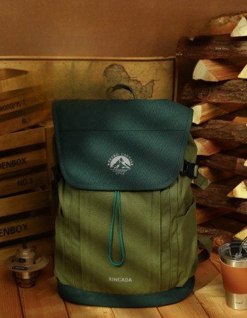 Canvas hiking backpack 16 laptop rucksack large backpacks unisex