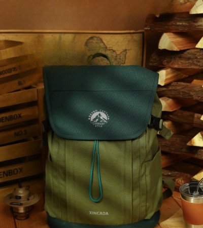 Canvas hiking backpack 16 laptop rucksack large backpacks unisex