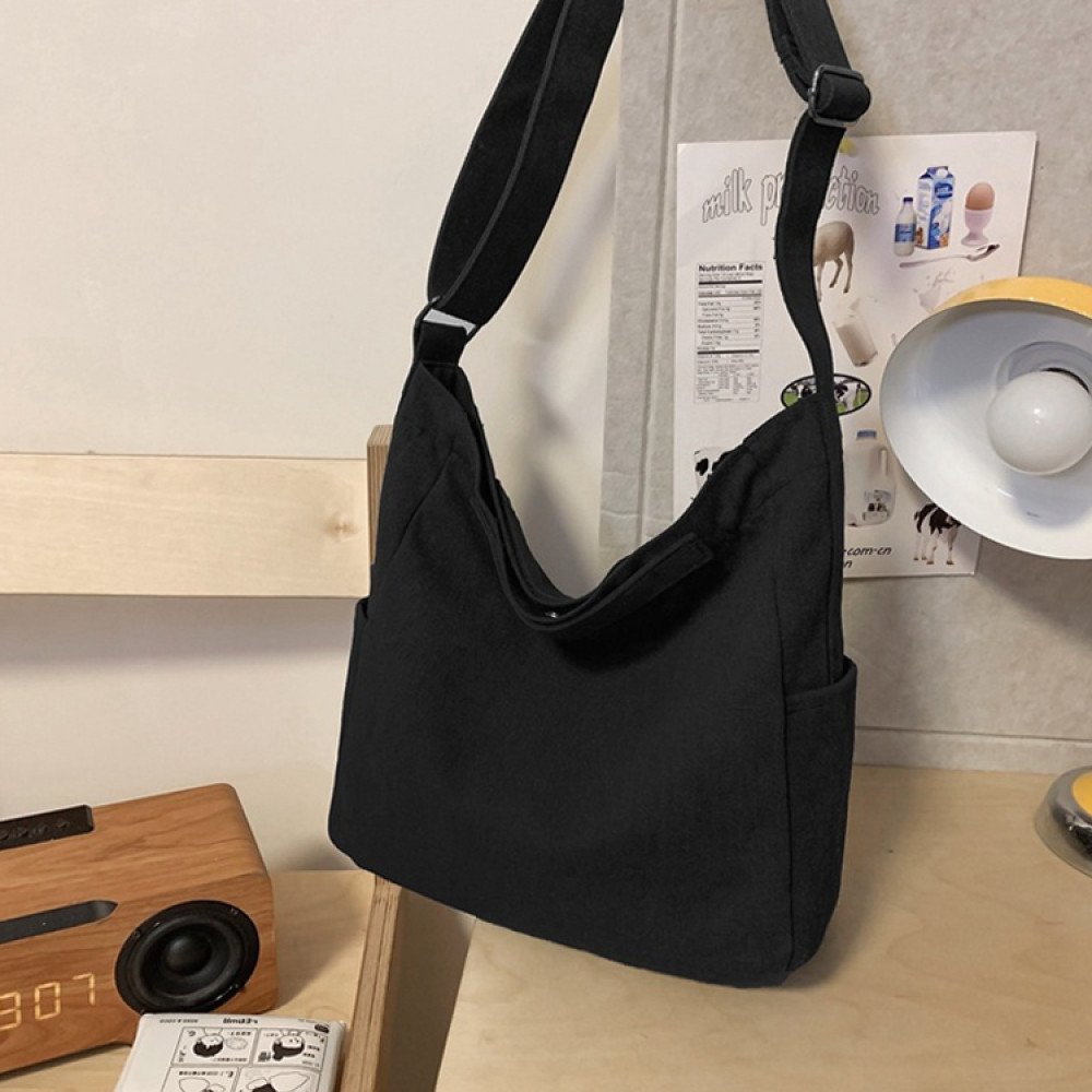Canvas messenger bag crossbody purse big cross body bag