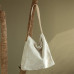 Embroidered tote bag designer purses shoulder bag women beige