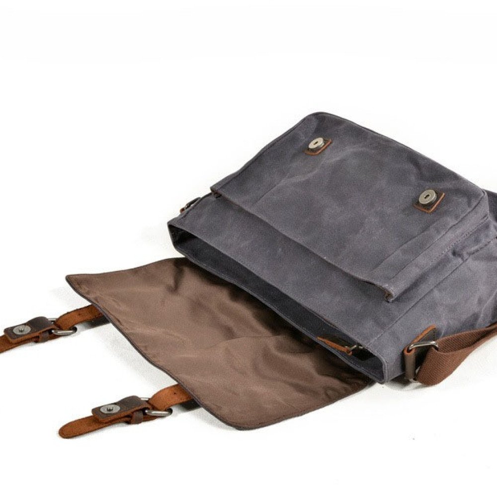 Camera bag crossbody waxed canvas waterproof camera bag