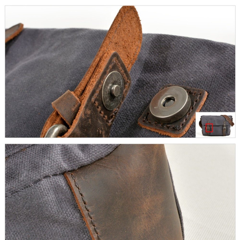 Camera bag crossbody waxed canvas waterproof camera bag
