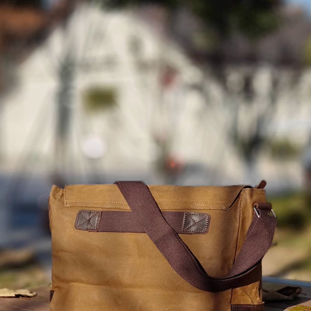 Camera bag crossbody waxed canvas waterproof camera bag Camera bag crossbody waxed canvas waterproof camera bag